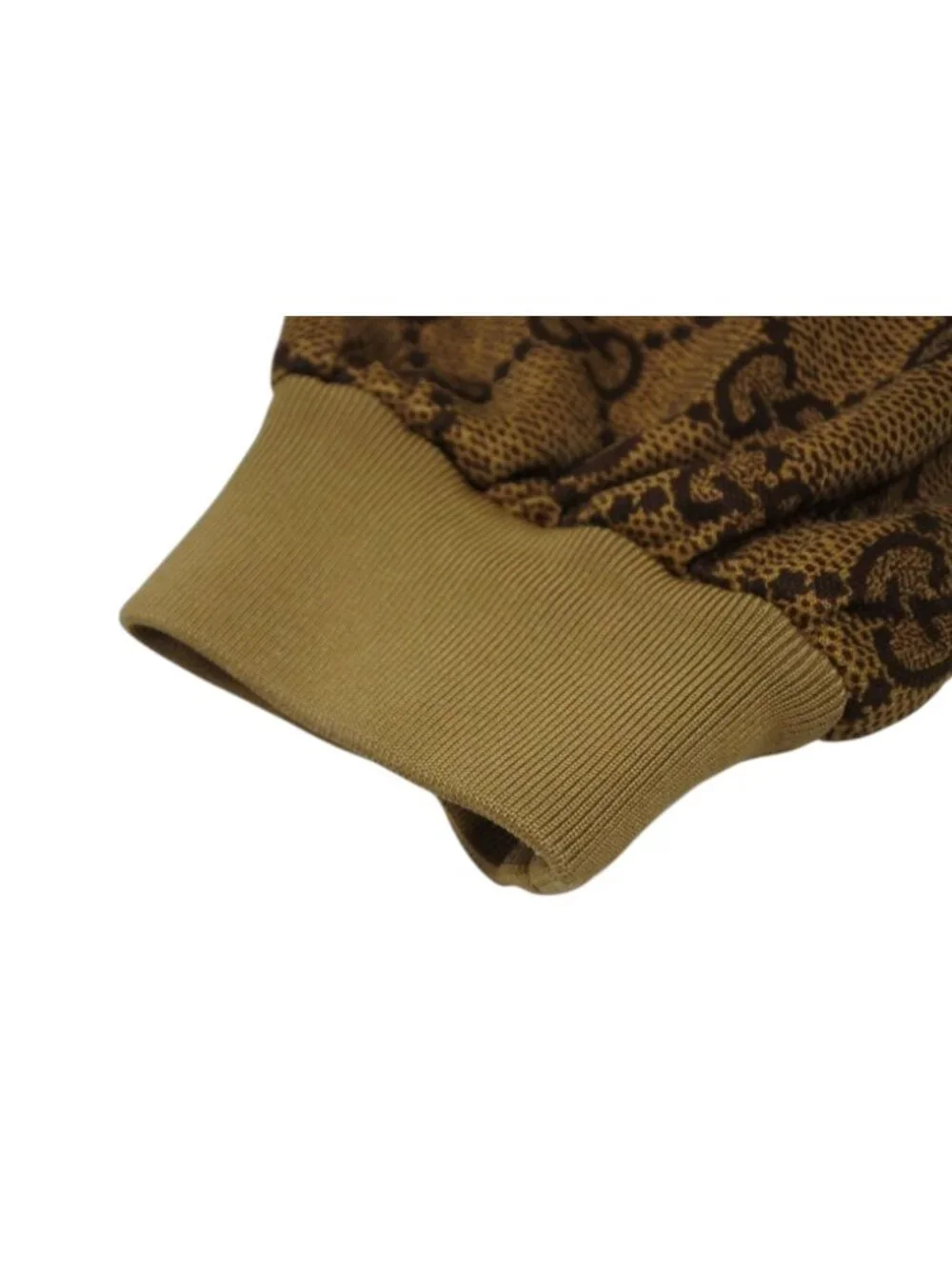 Gucci Pants GG Supreme Jogger Beige Brown XS